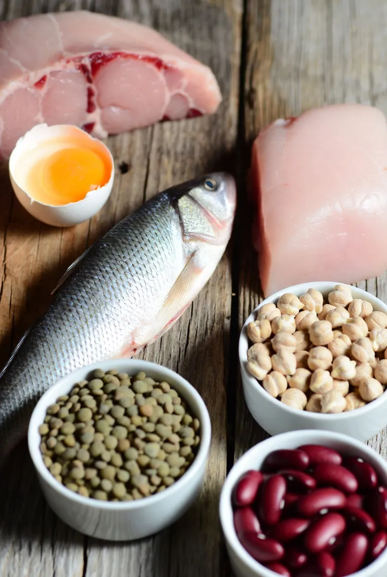 بشقاب پروتئین‌های کم‌چرب مناسب رژیم لاغری و چربی‌سوزی