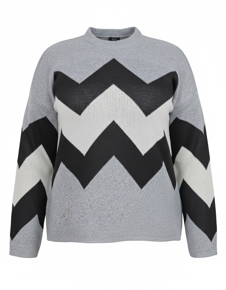 بافت قواره دار پاییزی رنگ طوسی روشن