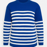 بافت قواره دار راه راه آبی رنگ فری سایز