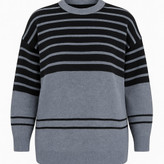 بافت قواره دار زنانه مدل خطی رنگ طوسی