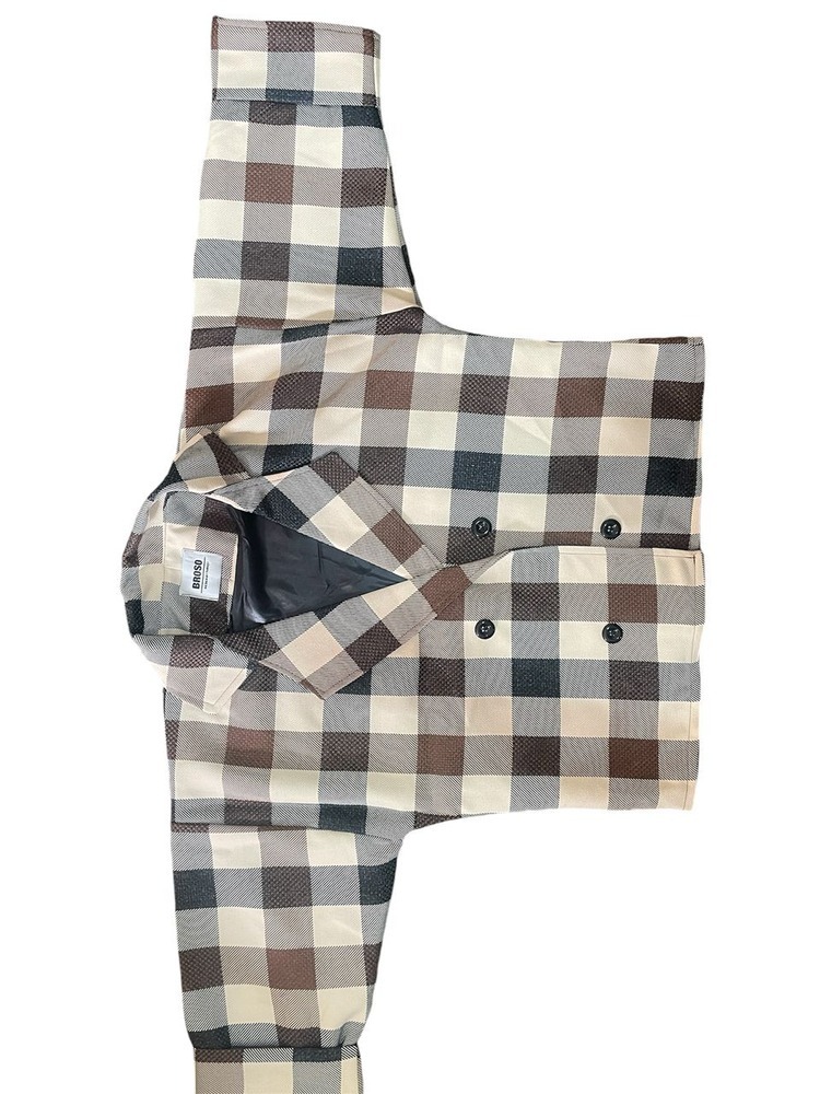 نمای کامل کت تک پشمی زنانه مدل آستین پاکتی به رنگ کد 1