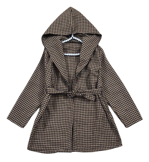 خرید پالتو پیچازی زنانه جدید رنگ شکلاتی