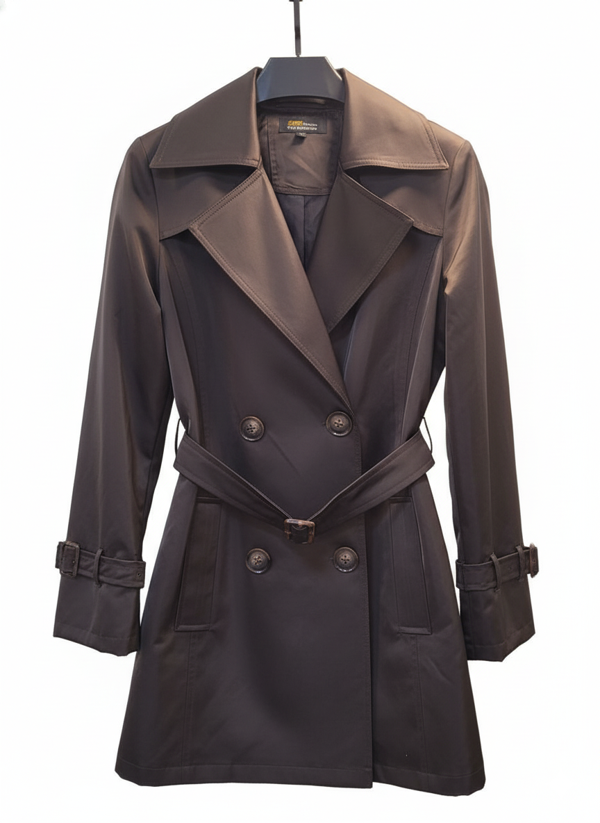 بارانی با کیفیت و عالی قهوه ای رنگ