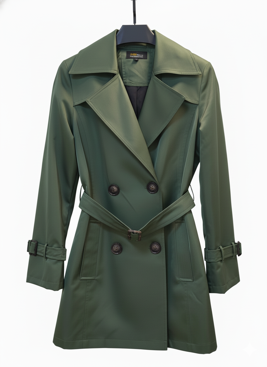 نمای بارانی درجه 1 سبز رنگ