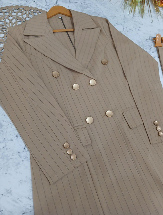 مانتو شلوار اداری دیپلمات نسکافه ای نما نزدیک