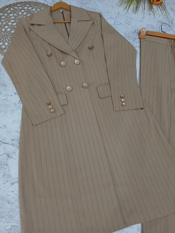 مانتو شلوار اداری جدید نسکافه ای