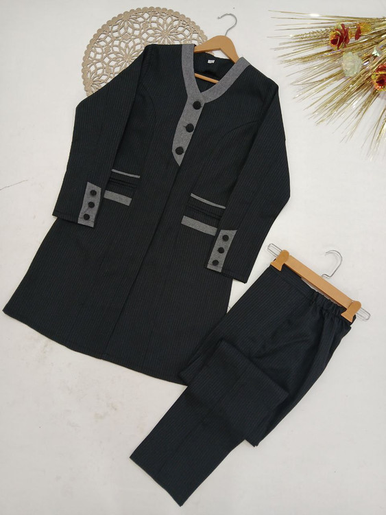 ست مانتو شلوار اداری زنانه دیپلمات با طراحی کلاسیک و جذاب
