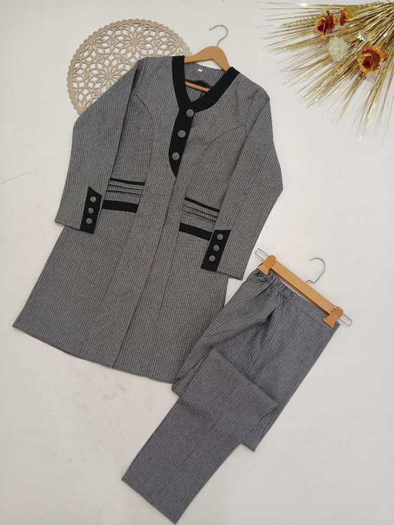 مانتو شلوار زنانه دیپلمات رسمی و شیک مناسب جلسات و محیط کاری