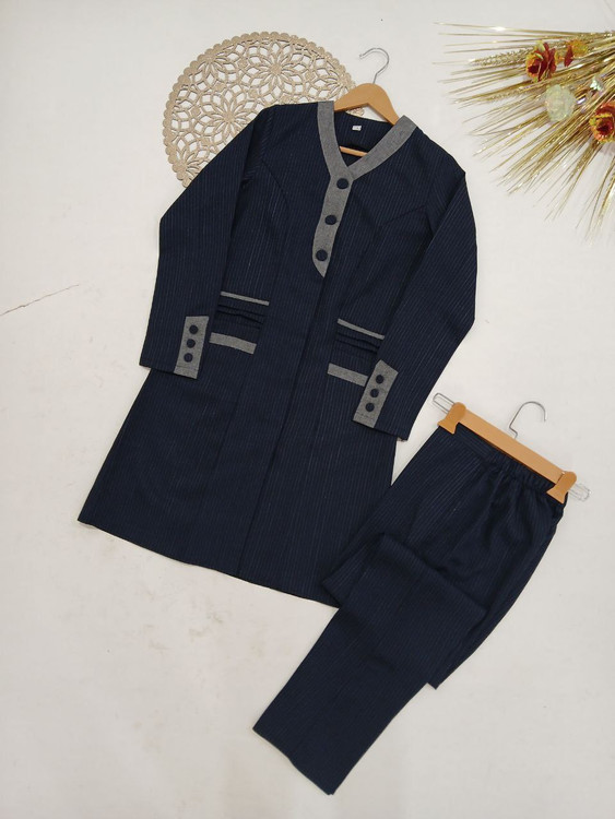 ست مانتو شلوار اداری زنانه دیپلمات شیک و مقاوم مناسب استفاده روزمره