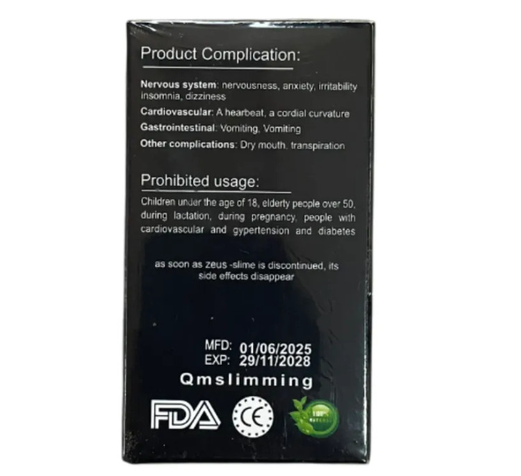 قرص لاغری خارجی اصل زئوس برای لاغری سریع