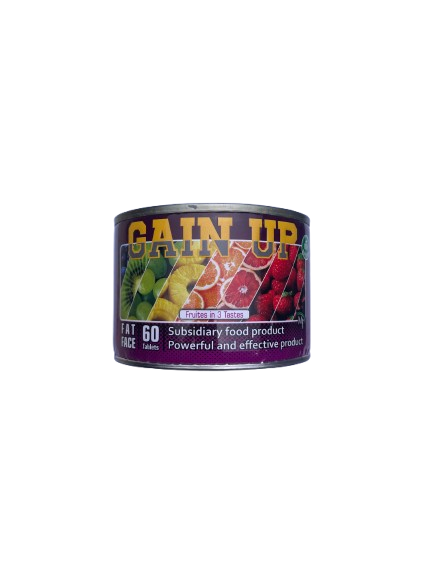 تصویر گین آپ اصلی ۶۰ عددی – مکمل چاقی صورت و افزایش وزن