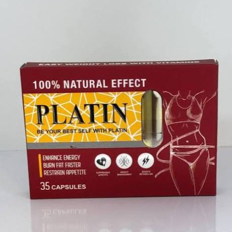 تصویر قرص لاغری پلاتین قرمز ۳۵ عددی PLATIN – چربیسوز قوی و کاهشدهنده اشتها