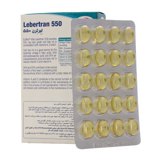 بسته بندی امگا 3 Eurho Vital Lebertran 550
