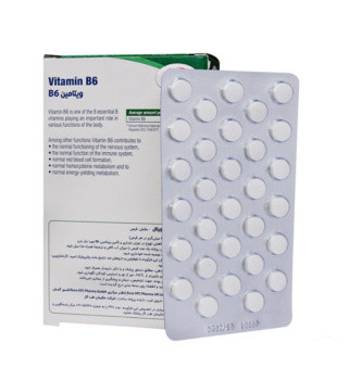 بسته قرص ویتامین B6 یوروویتال مدل آلمانی – ۶۰ عددی