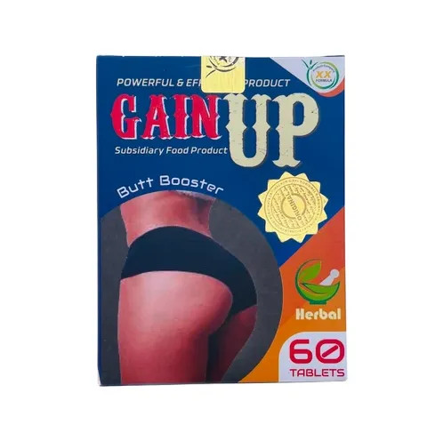 تصویر قرص حجم دهنده و چاقی باسن گین آپ اصل 2X Gain Up با بستهبندی اصلی