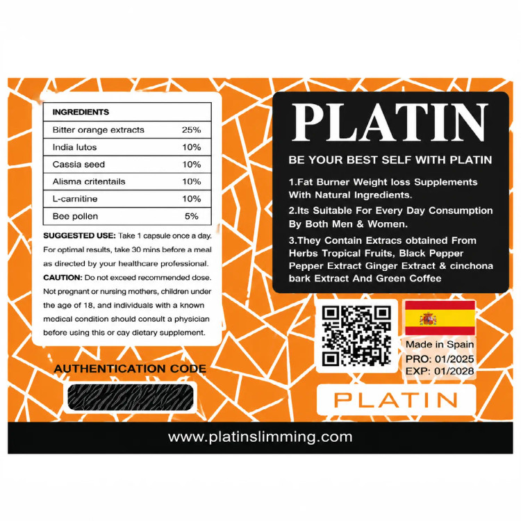 کپسول لاغری پلاتین اورجینال PLATIN؛ مناسب کاهش چربی شکم، پهلو و افزایش سوختوساز بدن